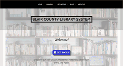 Desktop Screenshot of blaircountylibraries.org