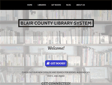 Tablet Screenshot of blaircountylibraries.org